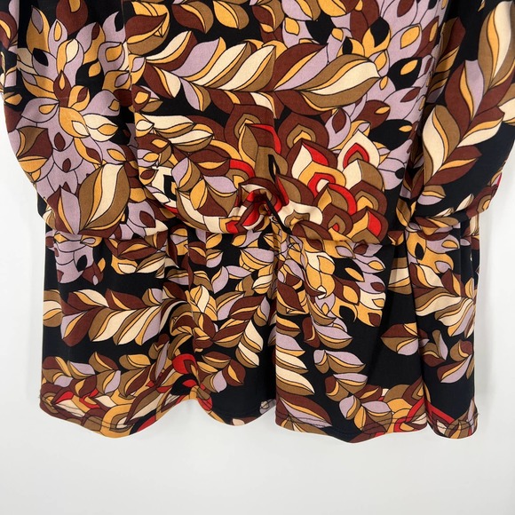 Coco Bianco Womens Size Large Floral Blouse Shirt Top Ruffles Summer - Picture 4 of 6